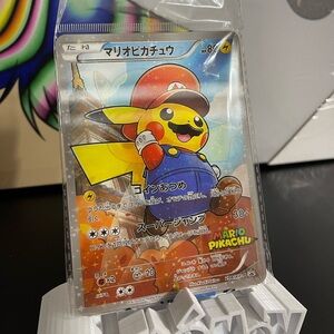2016 Lenticular Mario & Luigi Pikachu Japan Pokémon Center (Sealed – 4x6)